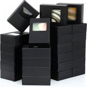 Bosca páipéir fuinneoige saincheaptha le hábhar PVC